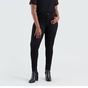Levi’s Premium 721 High Rise Skinny in Black